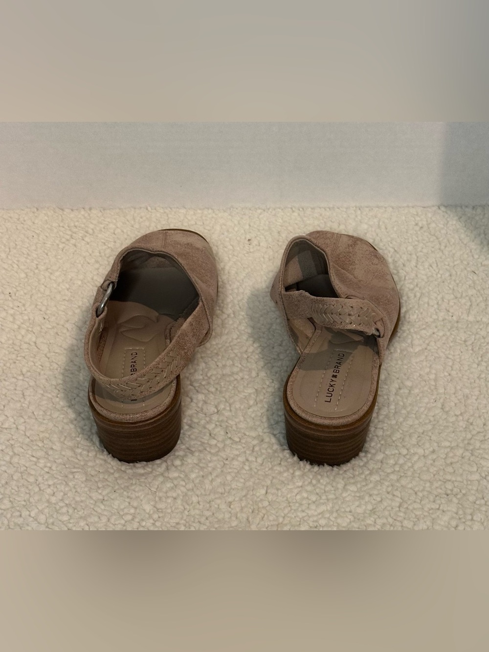 Lucky Brand Women’s Tan Sandals size 6.5 M (37) - Picture 3 of 6